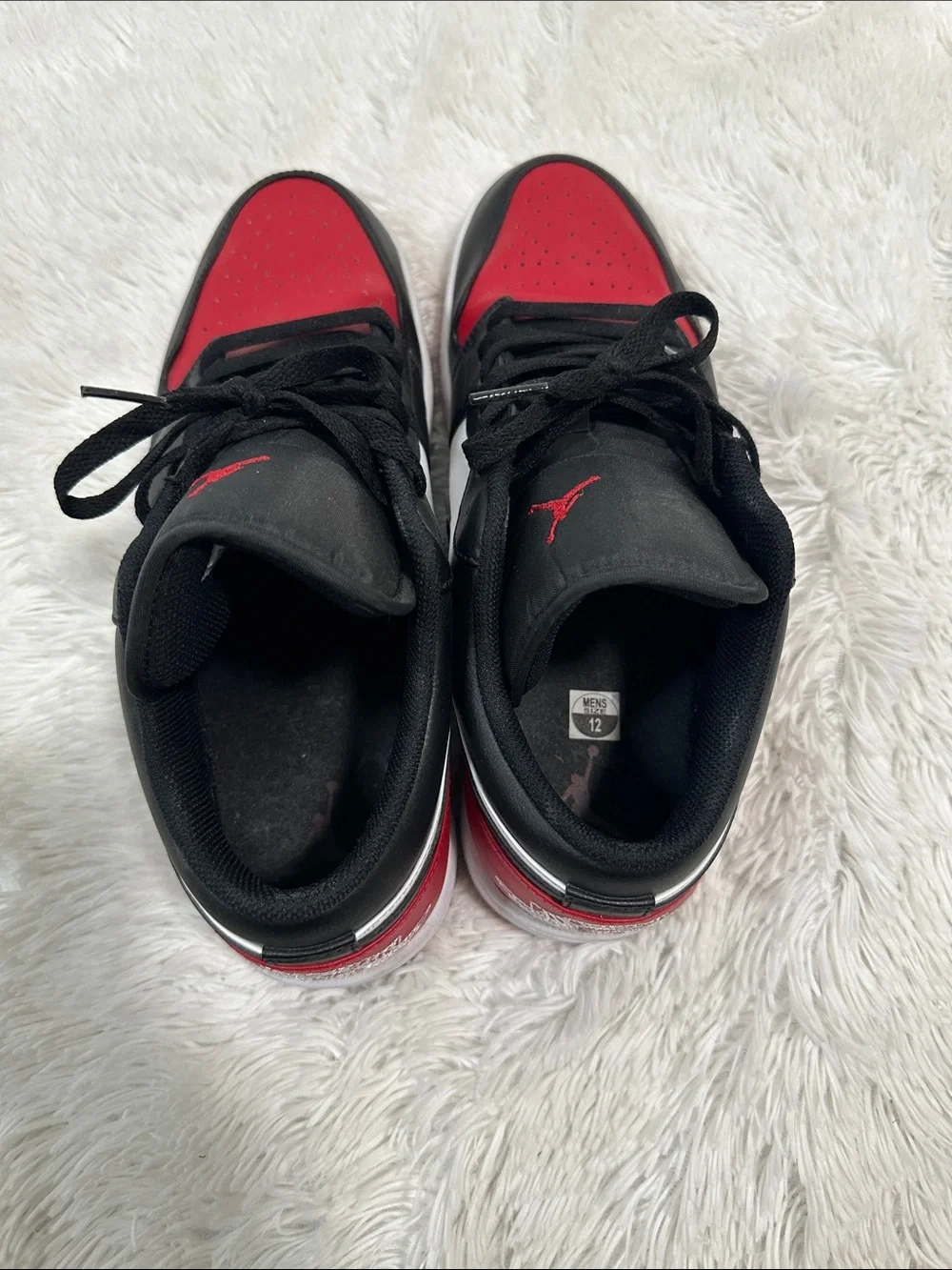 ❤️ Jordan 1 Low Bred Toe 2.0 Shoe